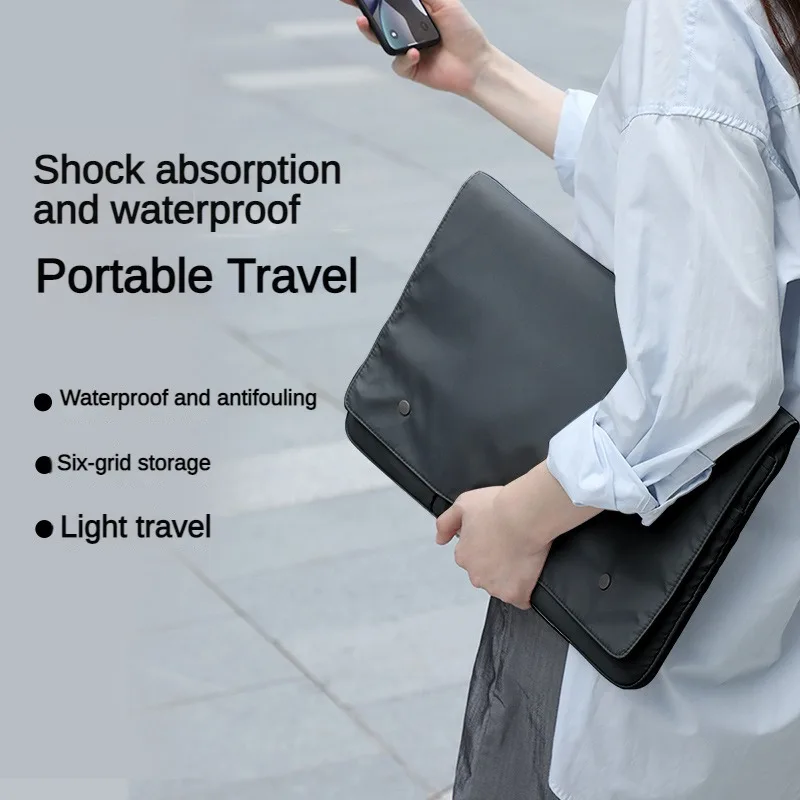 Laptop Tank Bag Multi Bay iPad Storage Bag Waterproof Flip Case For Xiaomi PAD 5 Huawei Lenovo Bag Backpack 13 14 15 16  inches