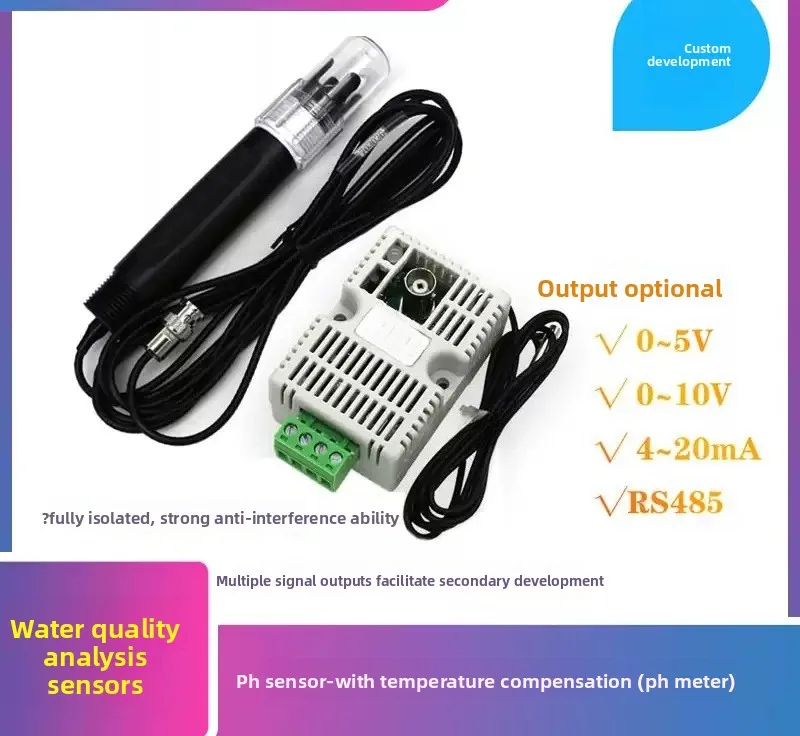 ORP Redox Potential Sensor Module ORP Meter Water Quality Monitoring 485 4-20mA With Temperature Compensation