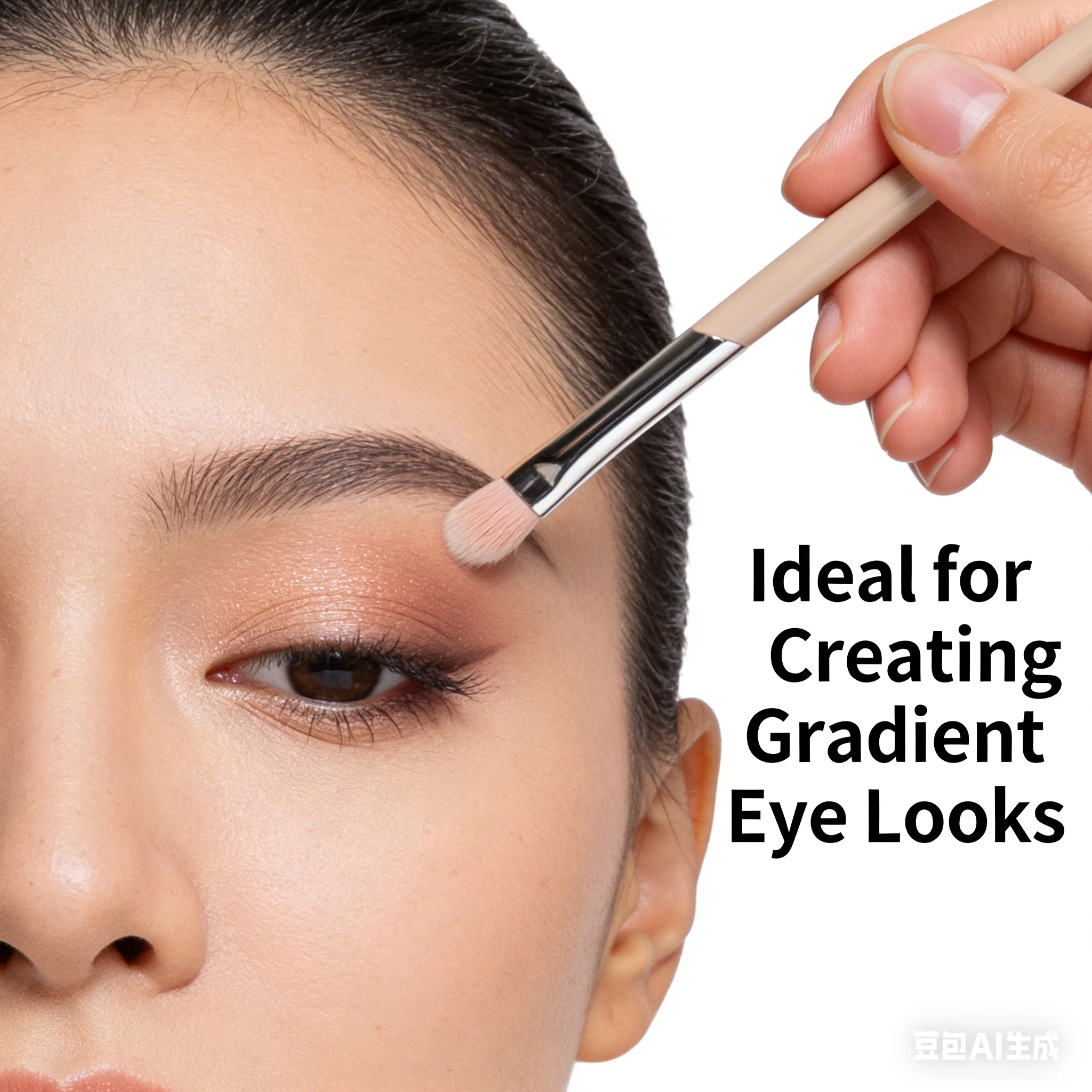 アイシャドウブレンディングブラシ プロフェッショナルコスメティックアイメイクブラシ スムーズなグラデーションカラーアプリケーション用