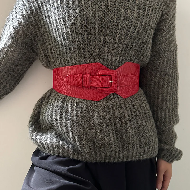 حزام مشد عريض من الجلد هو الإكسسوار المثالي/حزام خصر جلدي للنساء/حزام خصر عريض/هدية لصديقتك