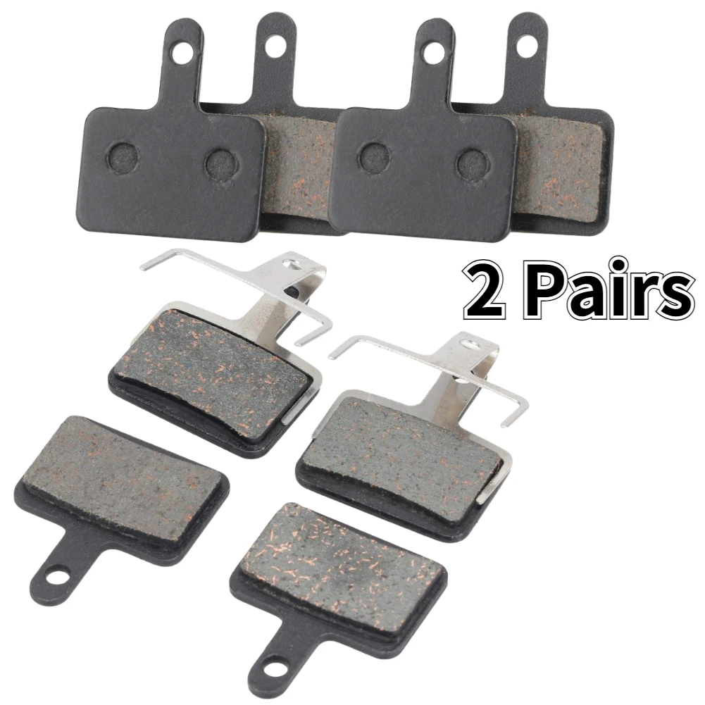 2Pairs Bicycle Semi Metal Resin Ceramics Disc Brake Pads for Shimano B01S M375 M395 M416 M445 M446 M485 M486 M515 M525