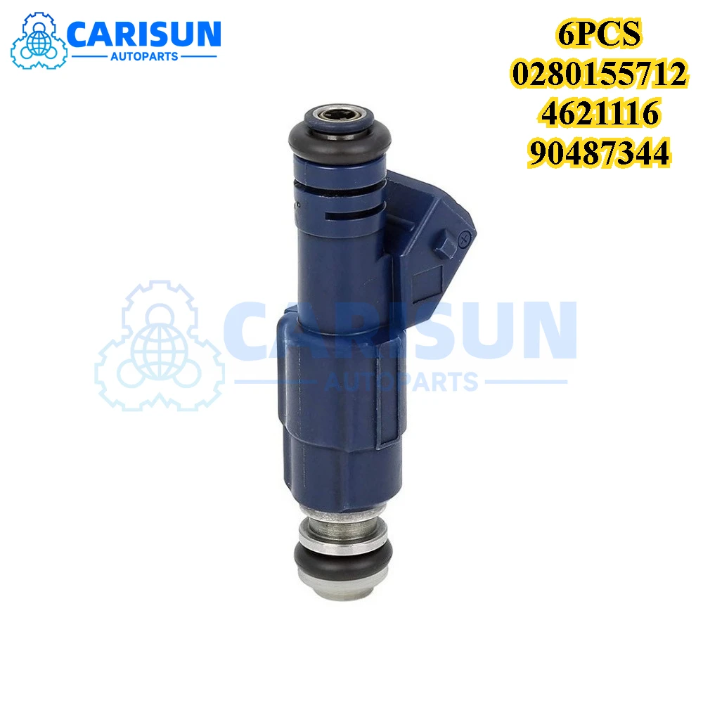 

6Pcs 0280155712 Fuel Injectors For 97-01 Cadillac Catera 96-97 Saab 900 96-97 Saab 9000 99-03 Saab 9-5 Parts 4621116 90487344