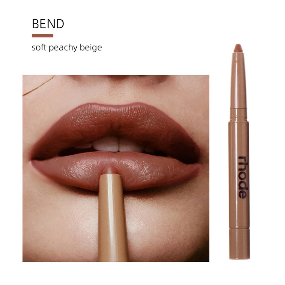 Hautpeptid-Lippenstift in Stiftform, Langanhaltender Lippentint-Stift, Make-up Lippenstift, Puder-Rouge, Lipgloss, Rouge-Make-up, Lipliner