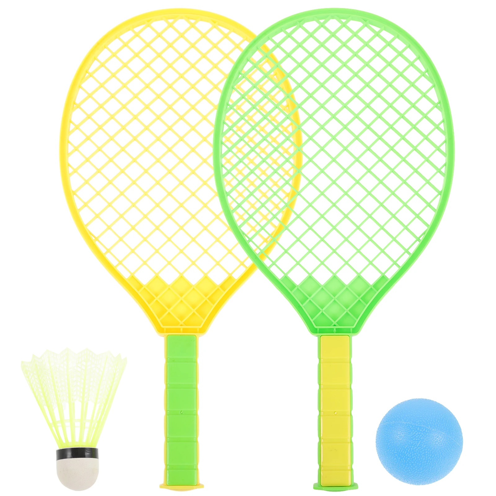 

Badminton Racket Set Children Kit Rackets for Beginners Training Dribble with Balls