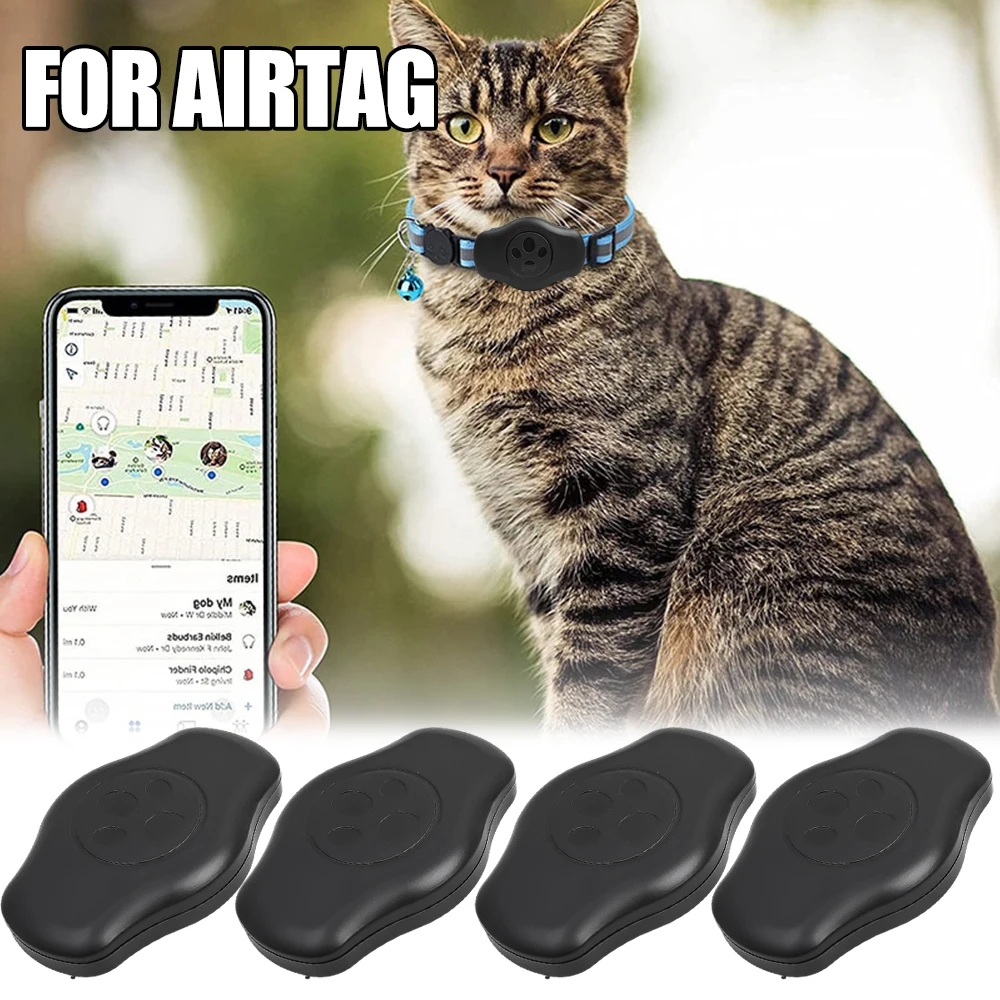 Funda impermeable IPX8 para soporte Airtag, collares para perros y gatos, soporte localizador para Apple AirTags Air Tag, carcasa de dispositivo