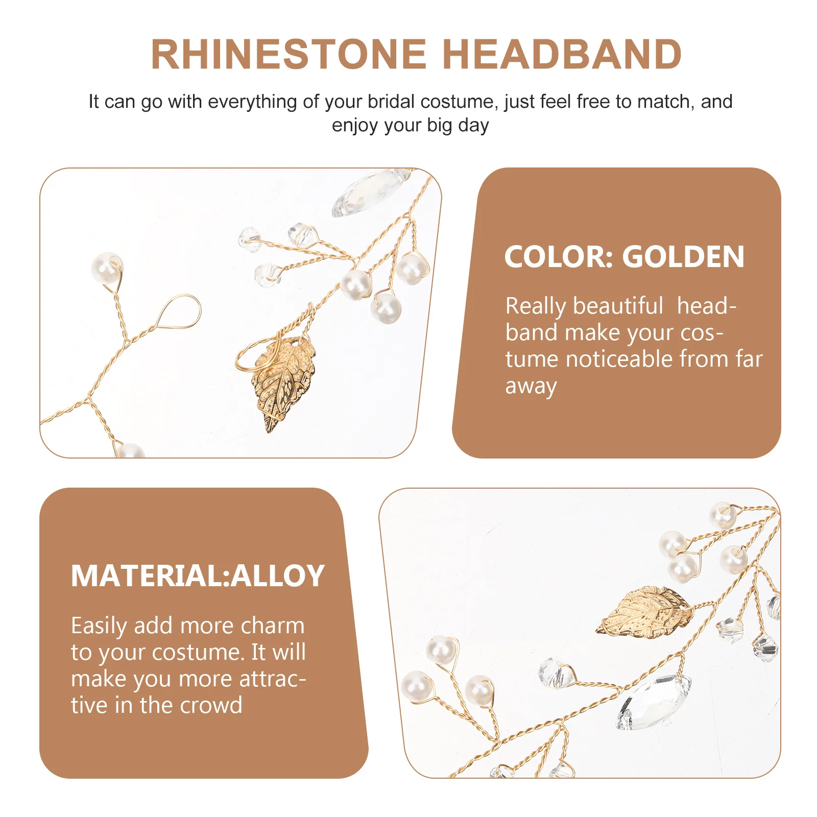

Свадебная повязка на голову с жемчугом и стразами, аксессуары для волос невесты, элегантные свадебные головные уборы, свадебная повязка на голову