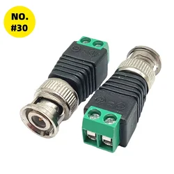 4 Pcs BNC Adapter Connector Coax Solderless RCA Q9 HD Video Plug for CCTV Camera Monitoring Radio Antenna and Video Application
