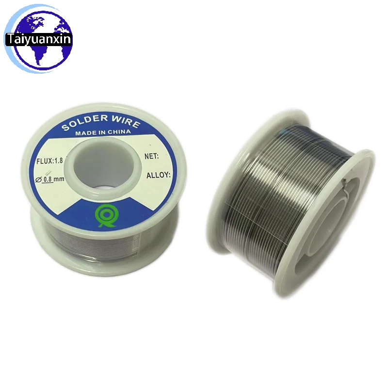 2pcs Solder Wire 50G 100G 0.6MM 0.8MM 1.0MM  Soldering Tin Wire Tin Melt Rosin Core Solder Soldering Wire Roll