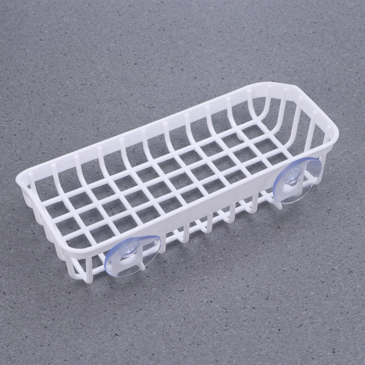 

Storage Rack Shower Suction Cup Floating Shelves Bathroom Kitchen Drainer Sink Draining Tray Baby