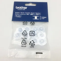 BOBINA FRATELLO 11.5 millimetri MACCHINA DA CUCIRE BOBBINS10pcs SFB(XA5539-151) fratello domestico macchina da cucire bobina