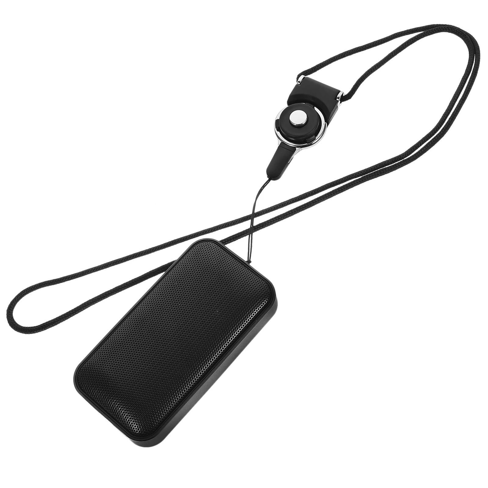 مكبر صوت لاسلكي صغير Bt-209 مشغل Mp3 محمول مع مضخم صوت جهير للمنزل والمكتب وسادة هاتف إطار معدني أسود #1