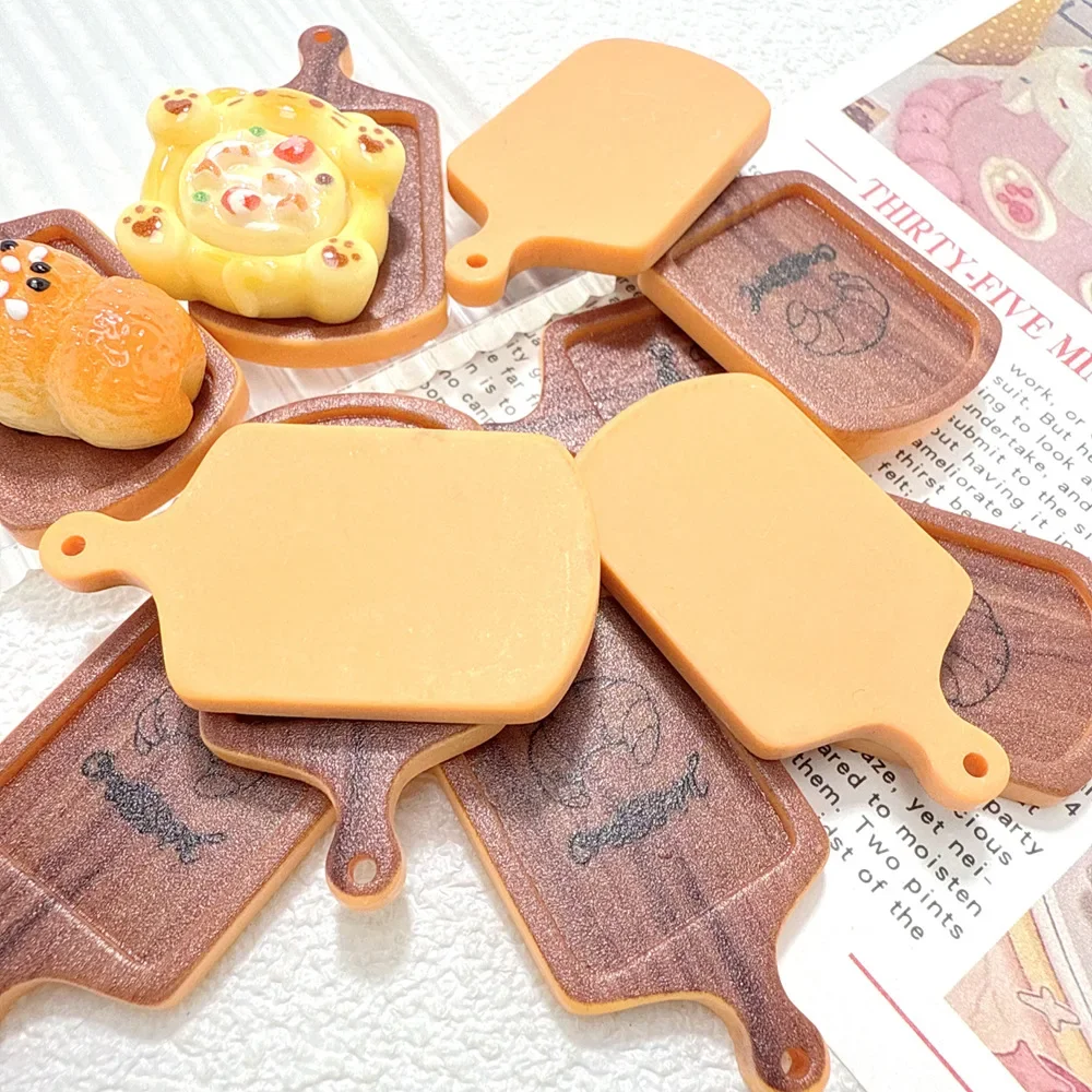 Resin Plate Flatback Cabochon Charms DIY Craft Pendants Jewelry Making Phone Case Decoration Scrapbooking Dollhouse Miniature