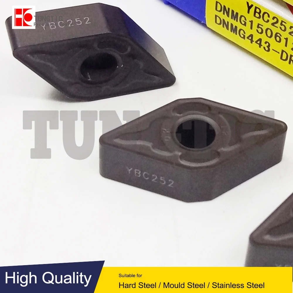 DNMG150612-DR YBC252 YBC251 Tools Lathe Machining Tools Lathe Cutting Tool Metal Turning Tools Inserts DNMG 150612