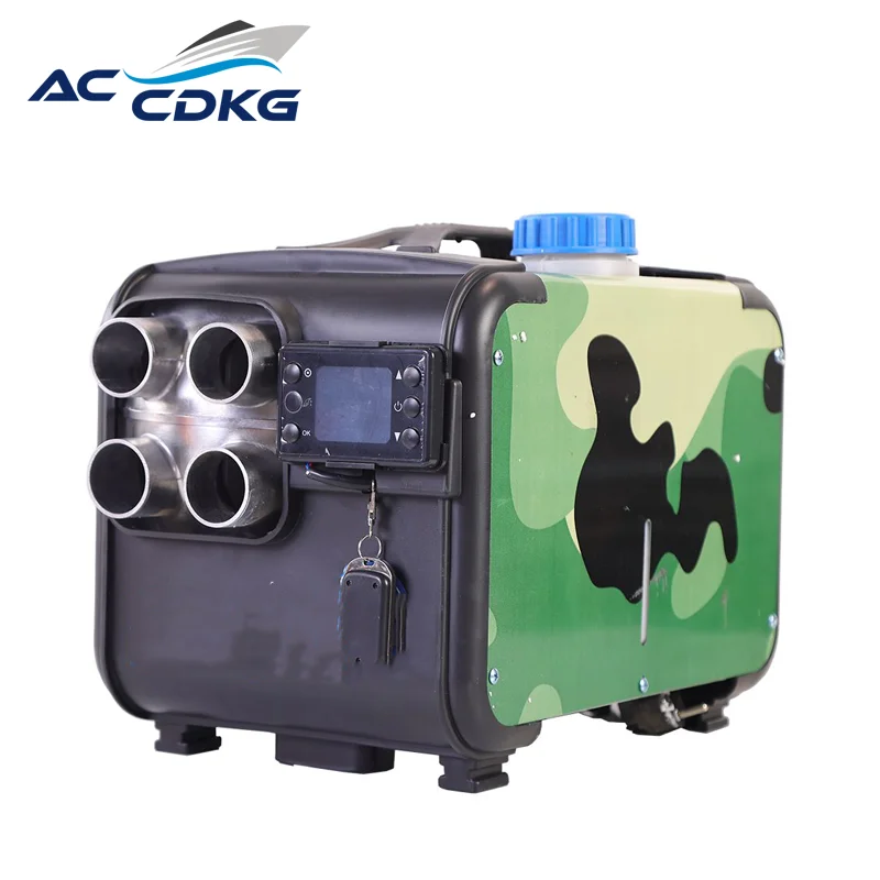 All-In-One Diesel Heater 12V/24V/220V 5000W Indoor House Use Parking Heater Standard Style Fan Diesel Fuel Companion