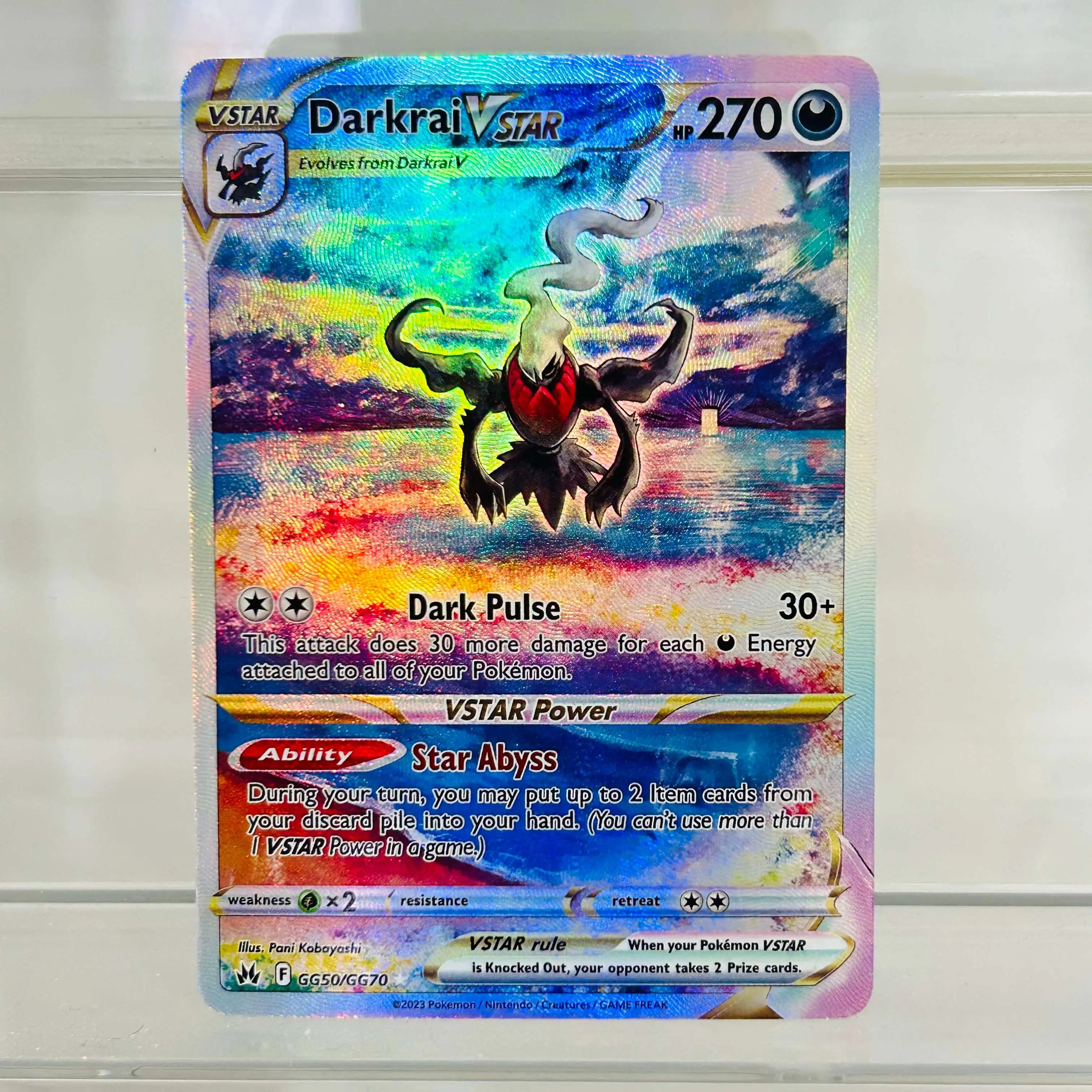 Charizard VSTAR SWSH262 Englische Karte mit Holografischer Textur, Perfekter Zustand DIY Premium Anime Sammelkarte – Detail 7