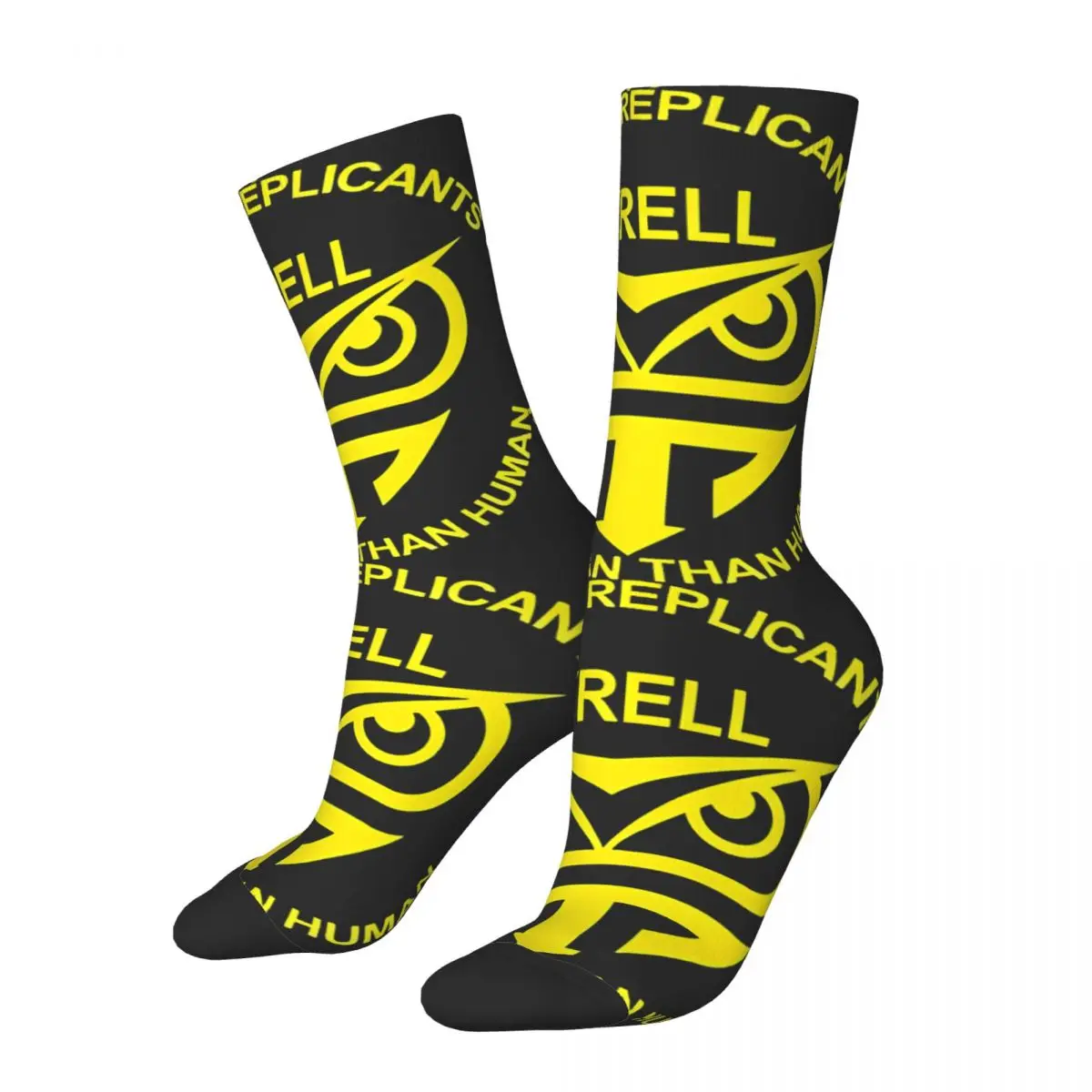 Retro Perfect Men's compression Socks Unisex Tyrell Corporations Street Style Seamless Printed Novelty Crew Sock