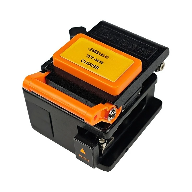 

Fiber optic cutter with LED metal housing, cutting fibers 125 microns in diameter