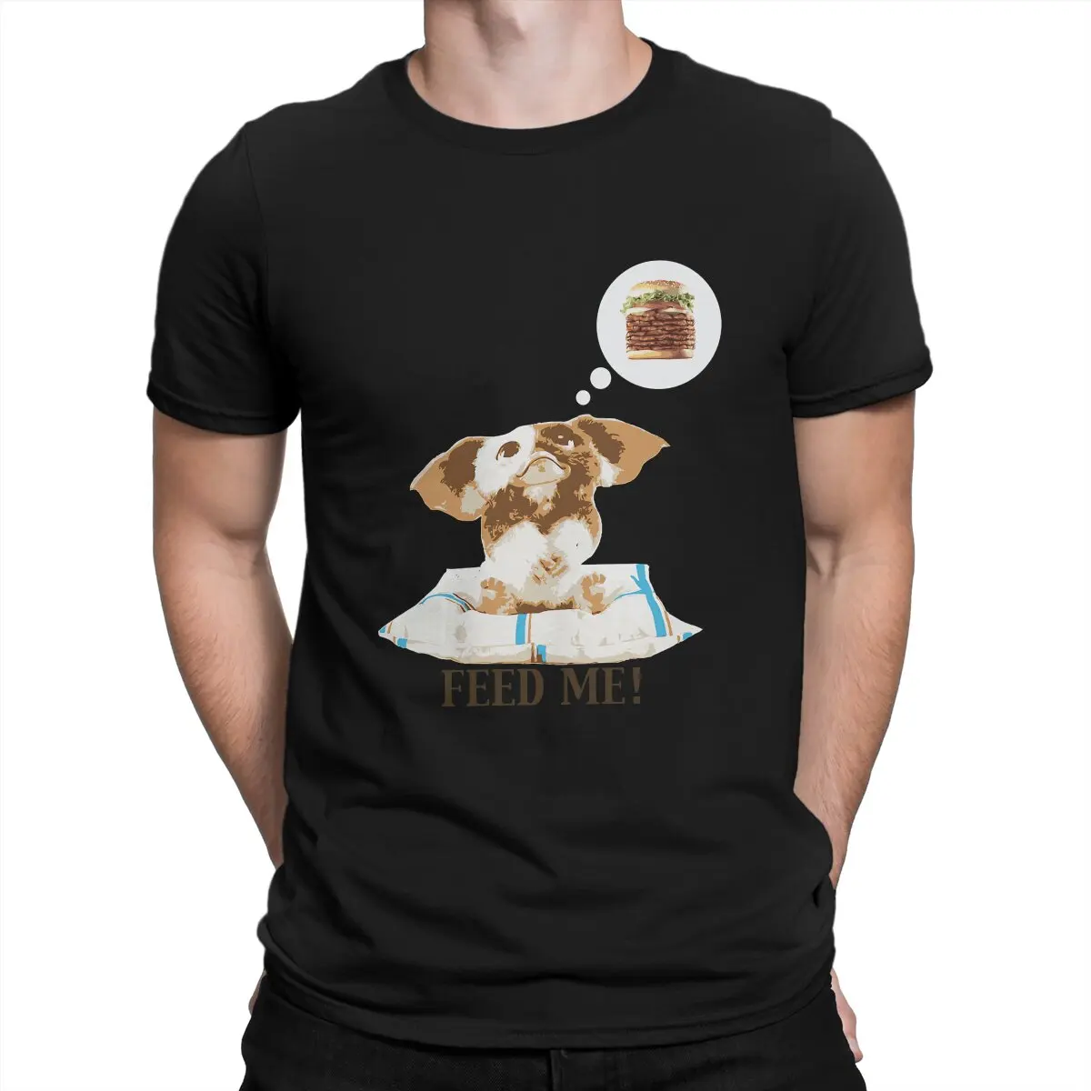 Gizmo Classic Gremlins Movies T Shirt Punk O-Neck TShirt Polyester Tops