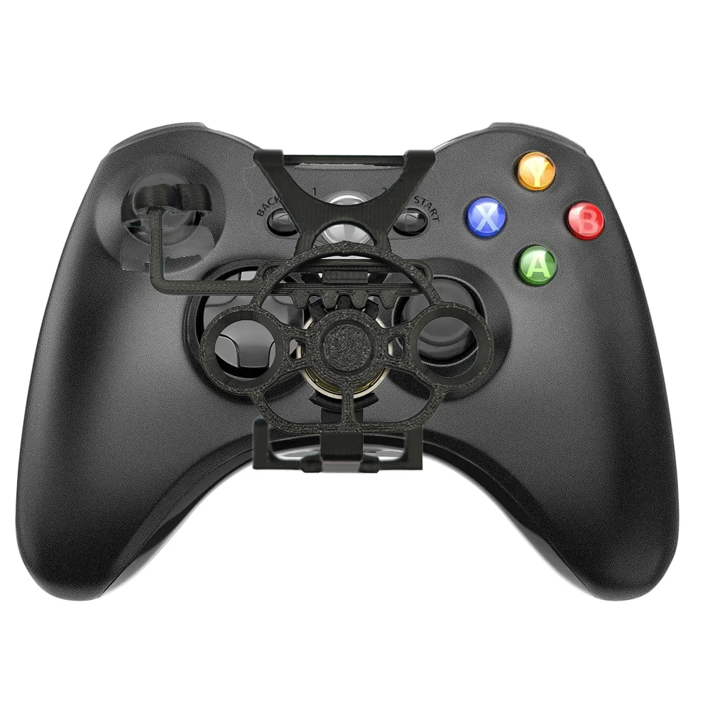 Black Mini 3D Printing Steering Wheel For XBOX 360 Wireless Game Controller Auxiliary Replacement Accessories