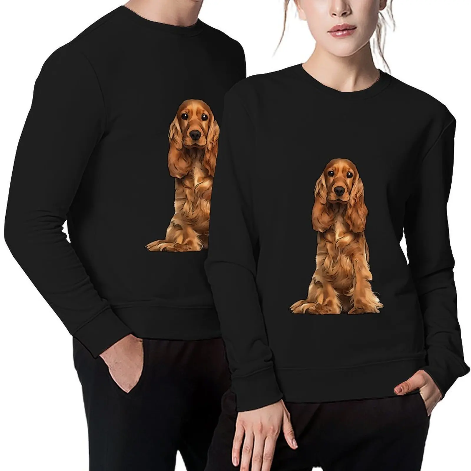

Cocker Spaniel Dog Pullover men's clothes autumn mens designer clothes korean autumn clothes men sweatshirt