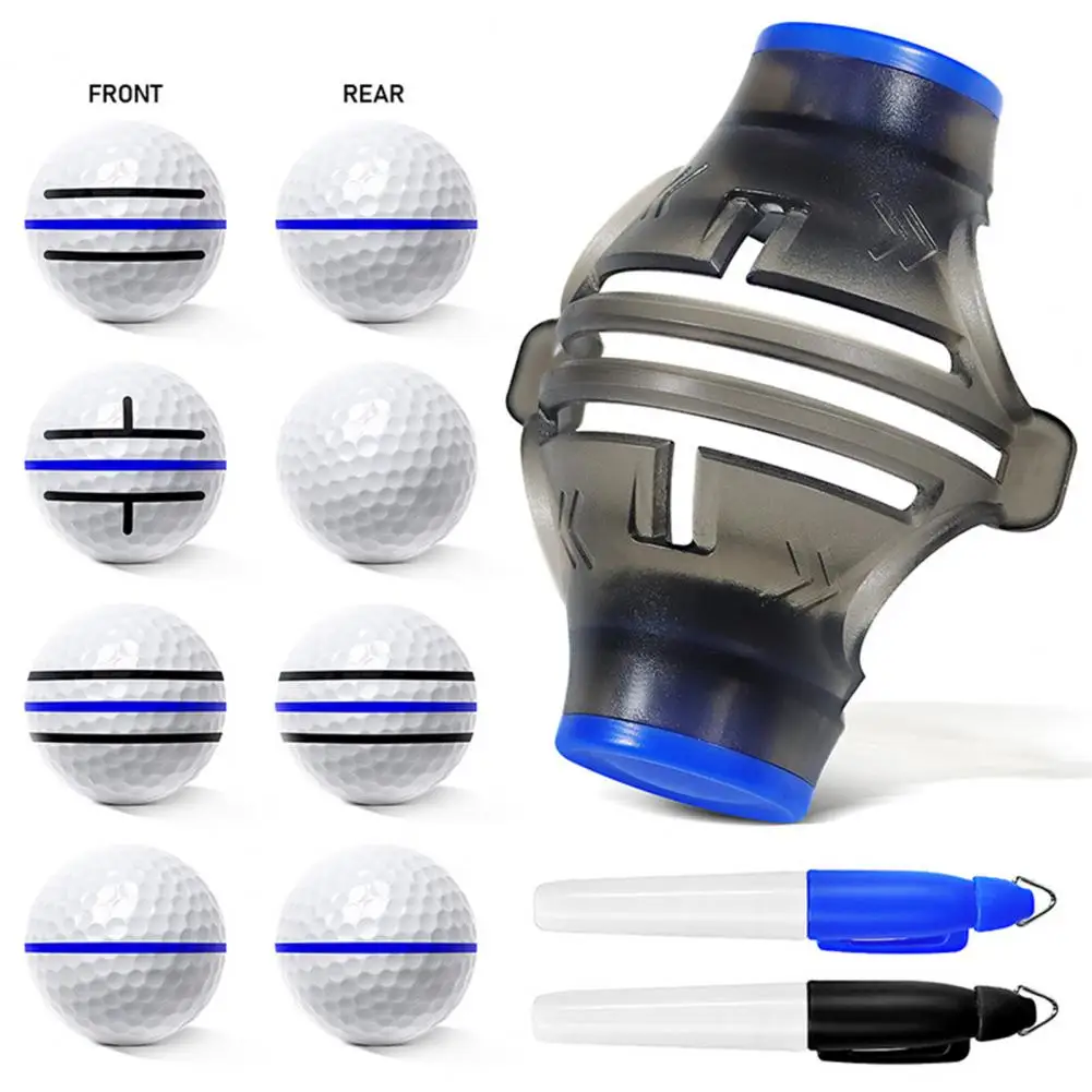 1 Set Golf Line Marker  Scribing Clip   Golf Liner Device Golf Ball Line Marker Drawing Tool