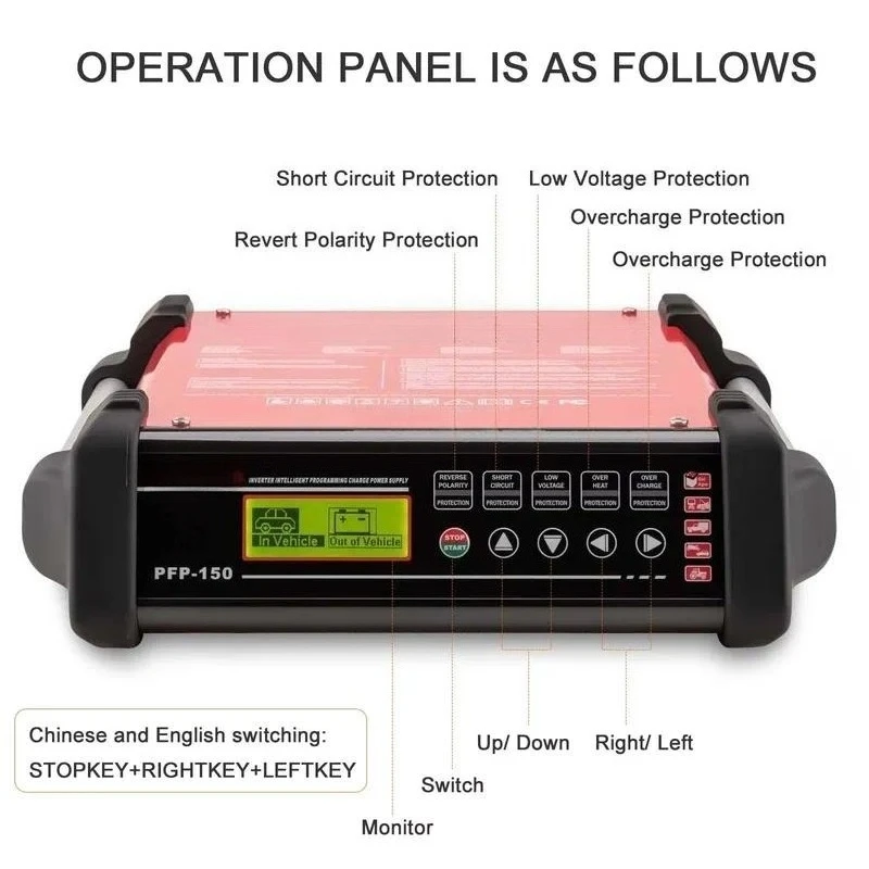 PFP-150 Programming Flash Power Programming Mode Ranging From 12V to 16V for Vehicle Diagnosis