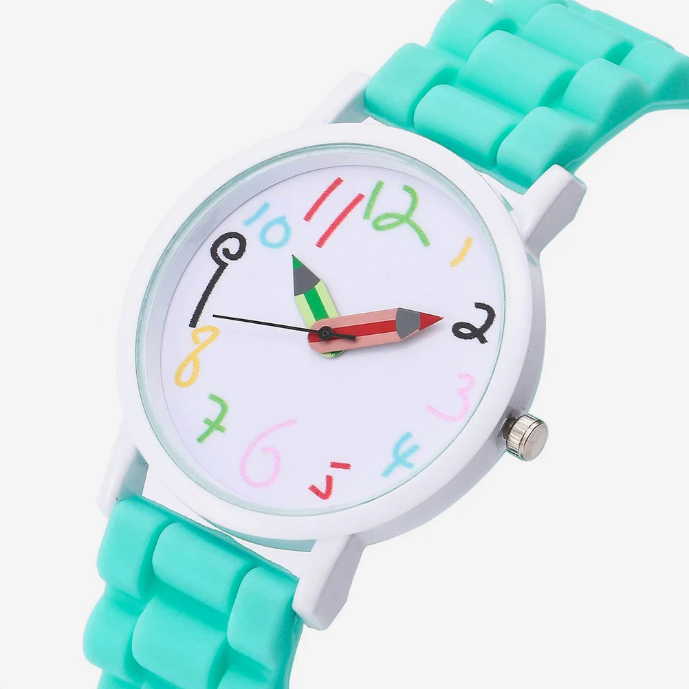 

Digital Pencil Watch Cartoon Silicone Graffiti Fashion Children Wrist