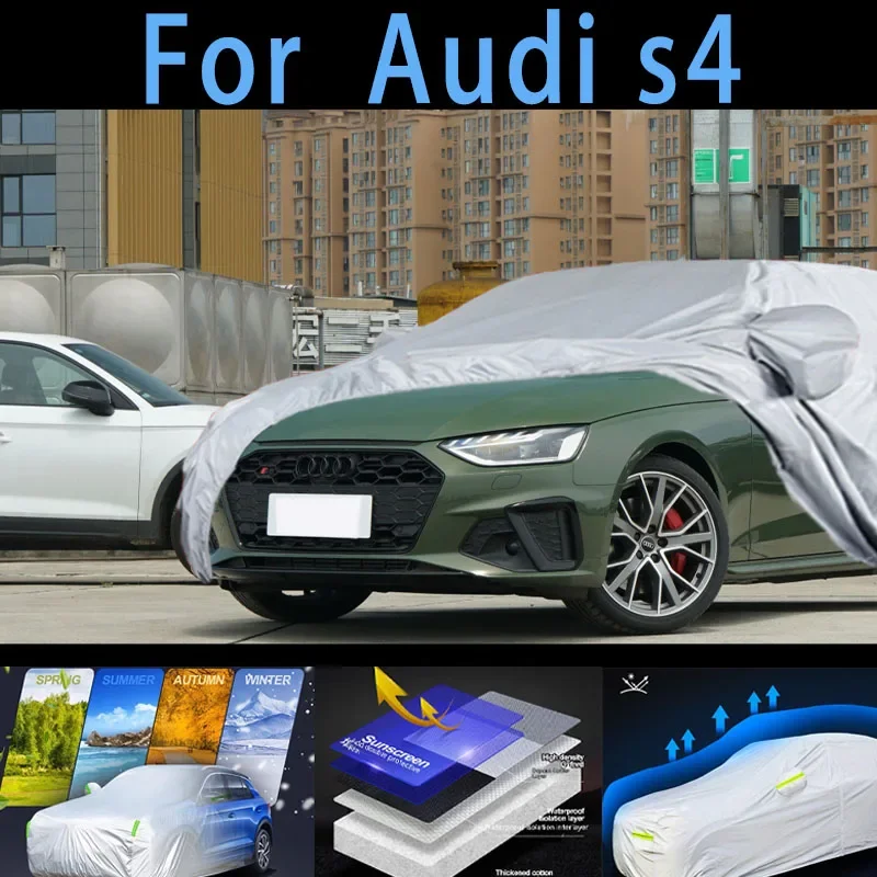 

For Audi s4 Car protective cover,sun protection,rain protection, UV protection,dust prevention auto paint protective