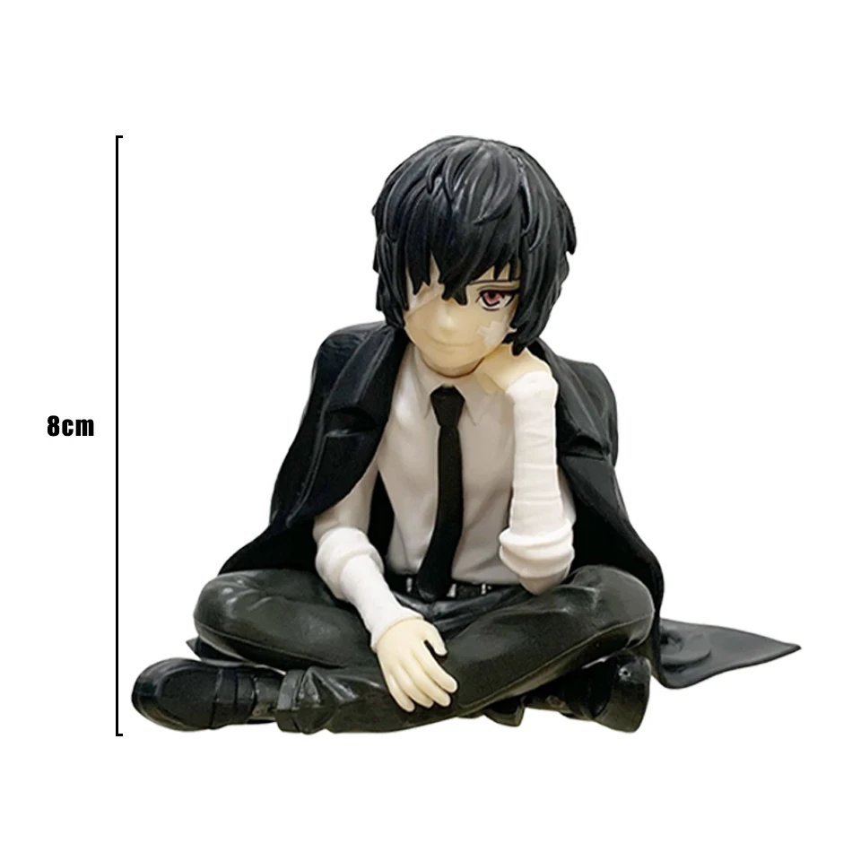 Bungo Stray Dogs 13Cm Chūya Nakahara Dazai Osamu Noodles Press Figure Koleksi Patung Kartun Jepang Mainan Lucu