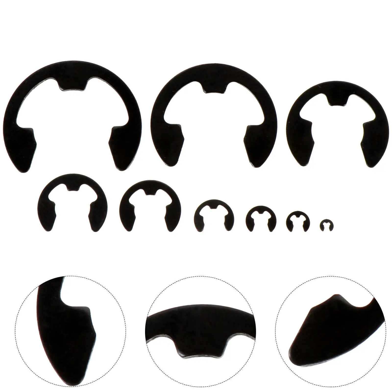 

Набор внешних стопорных колец (328 шт.), 9 размеров, из марганцевой стали, для ремонта бытовой техники и автомобильных подшипников