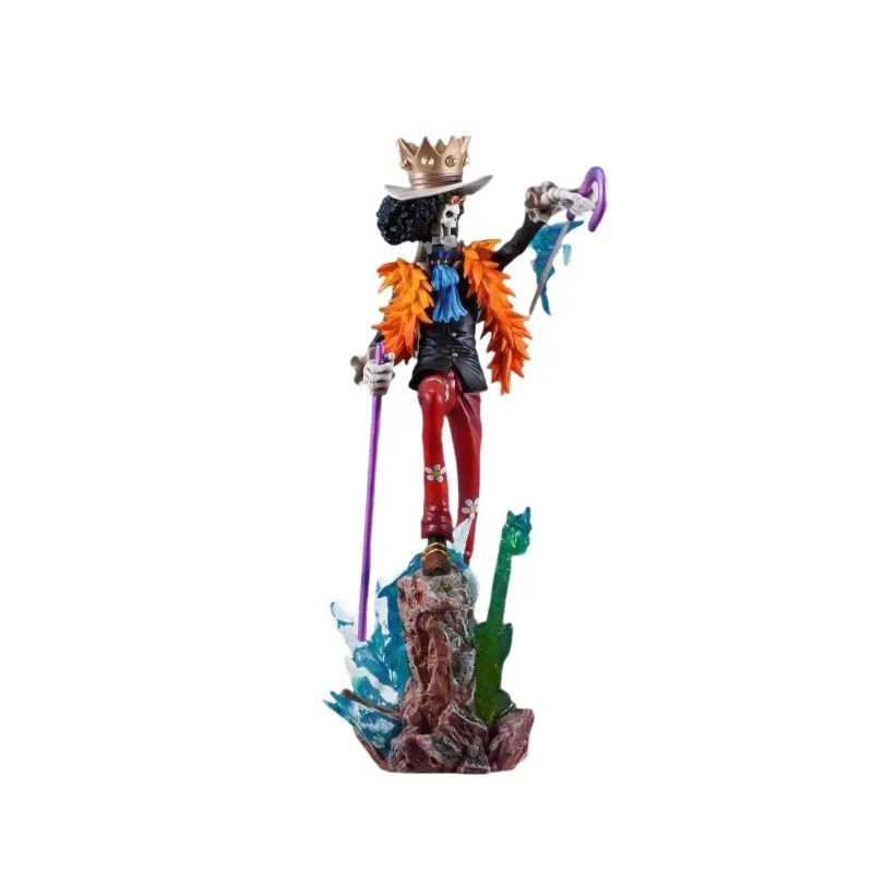 One Piece Brook Soul King GK Figure Straw Hat Crew Anime Model Toy Desk Decoration