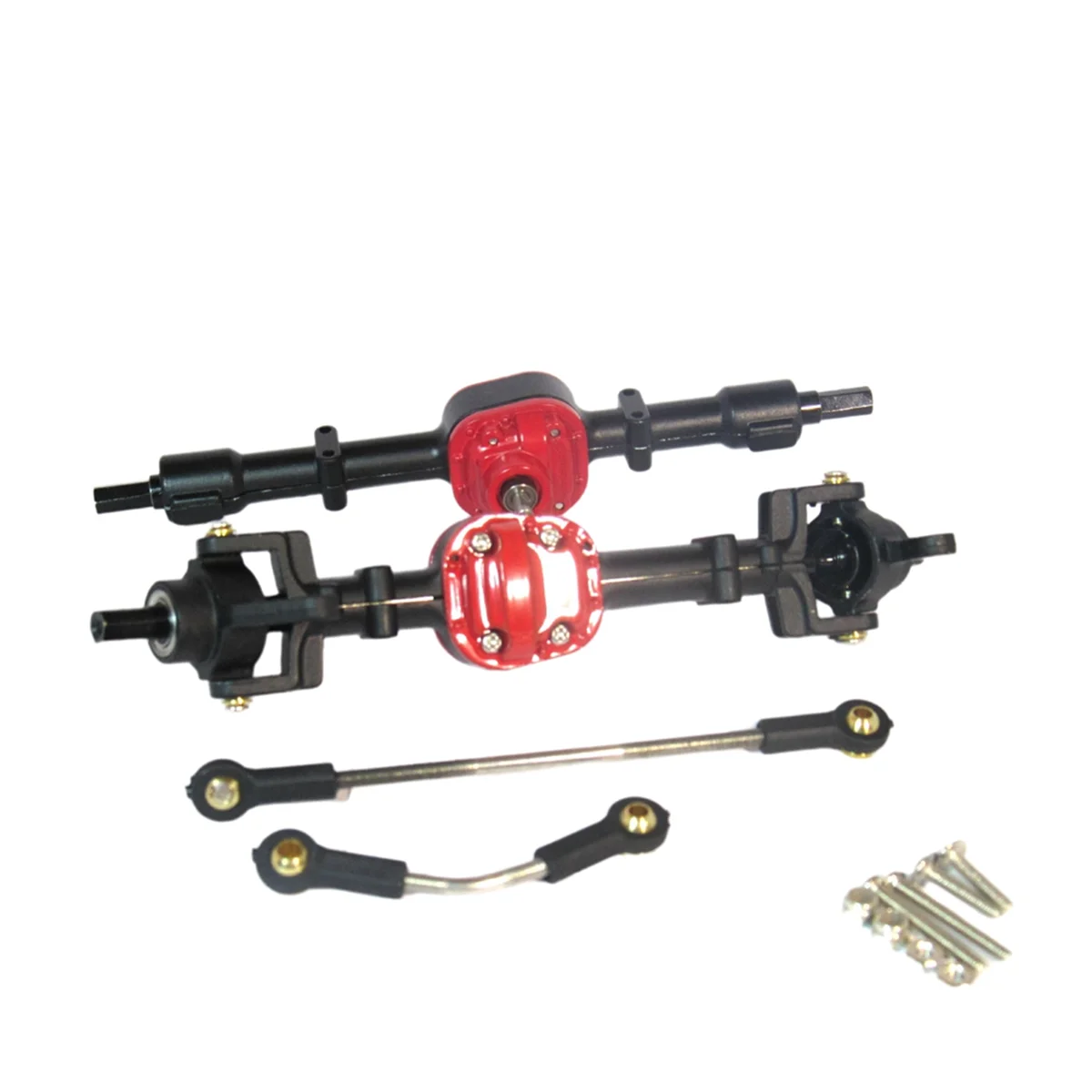 FBIL-RC Автомобильная металлическая шестерня, комплект передней и задней мостовой оси для MN D90 D91 D96 99S FJ45 1/12, детали для обновления радиоуправляемого автомобиля, аксессуары