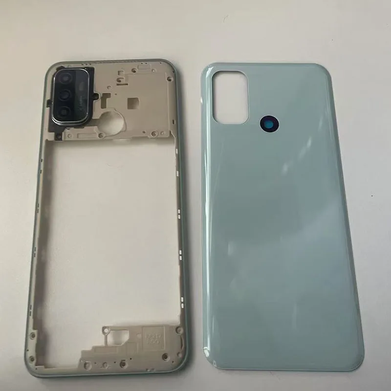 For OPPO A53S A53 4G CPH2139 CPH2135 Full Housing Case Middle Frame  Battery Back Cover Rear  With Camera Lens image 3