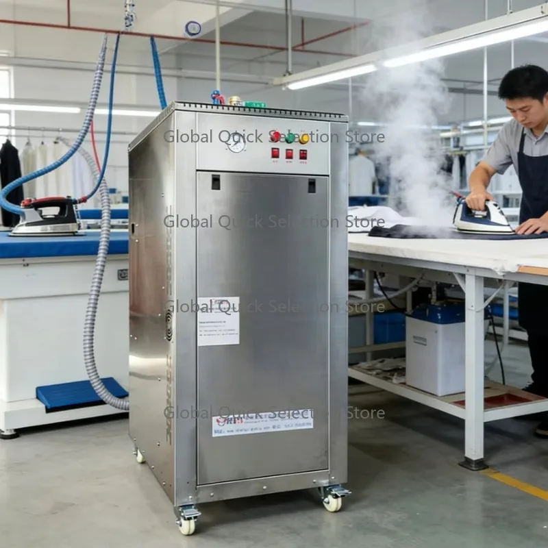 

24kw Full Automatic Intelligent Control Electric Steam Boiler Industrial Stainless Steel Steam Engine for Laundry Ironing Tables