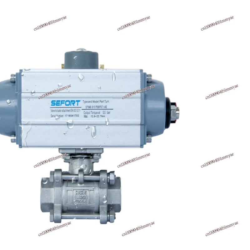 

Pneumatic Threaded Ball Valve, Stainless Steel Ball Valve, Pneumatic Adjusting , Threaded