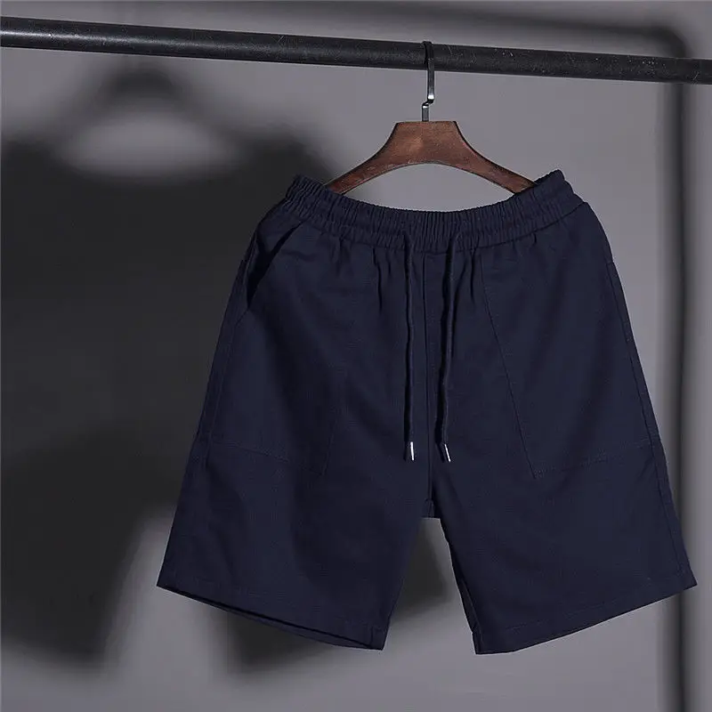 Men's Clothing Solid Color Shorts Summer 5-Inch Casual Sporty Basketball Gym Quick Dry Lightweight Trendy Streetwear