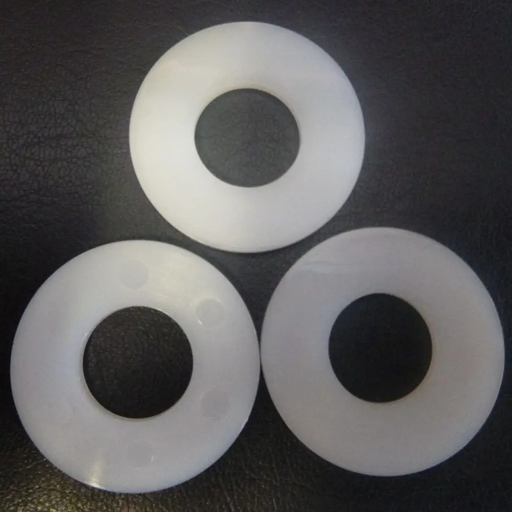 

M3x6mmx0.5mm плоская белая нейлоновая тонкая шайба с китайской фабрики 500 шт./пакет