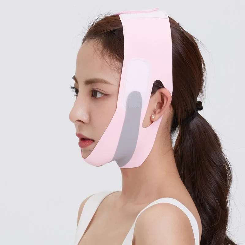 Bandage artificiel astique Amincissant pour le Visage, Ligne en V, pour Modeler le Menton, les Joues, Ceinture de Lifting, Sangle Anti-déformable, Outils de Soins