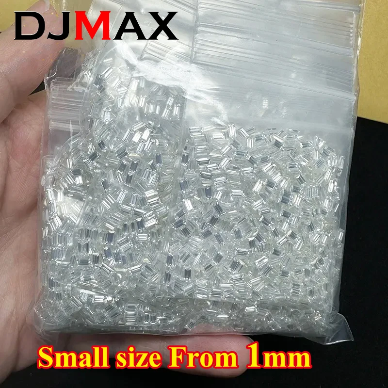 Small Size Wholesale 1CT Melee Loose Moissanite Stones Super D color Gemstone Baguette / Heart / Oval / Pear / Emerald / Asscher