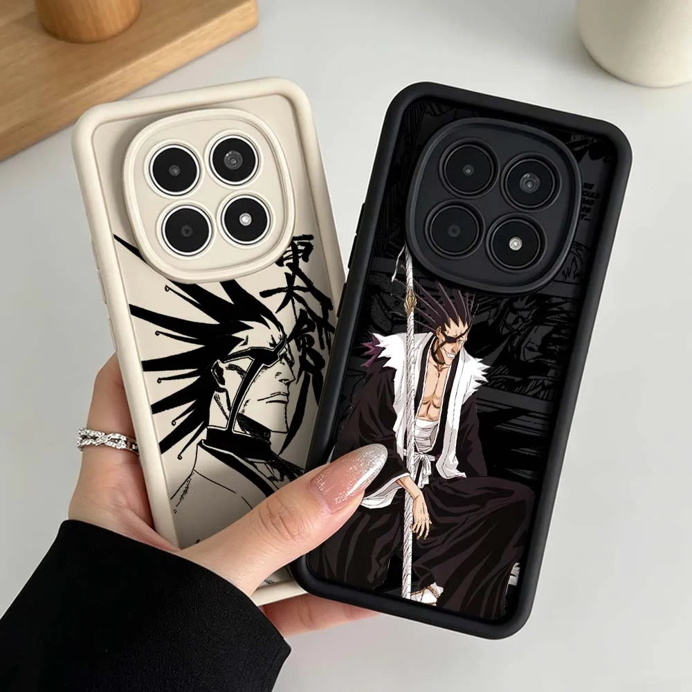 Luxury Anime B-Bleach Silicone Case For Xiaomi Redmi Note 15 14 13 12 11 10 14S 11S Pro Plus Eye 5G Ladder Phone Case
