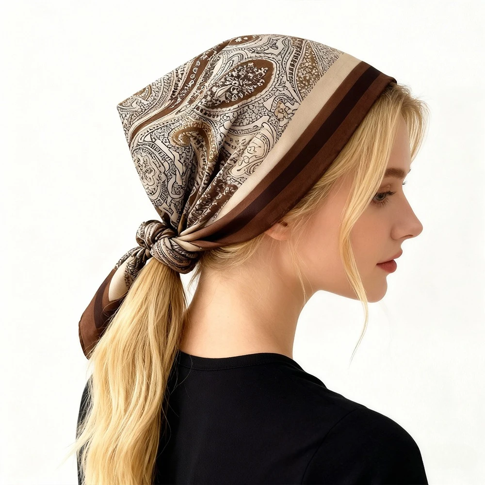 

Шарф-хиджаб с принтом кешью 68 см для женщин, из полиэфирного волокна, на все сезоны, ретро, универсальный, для шеи, как шаль, хиджаб