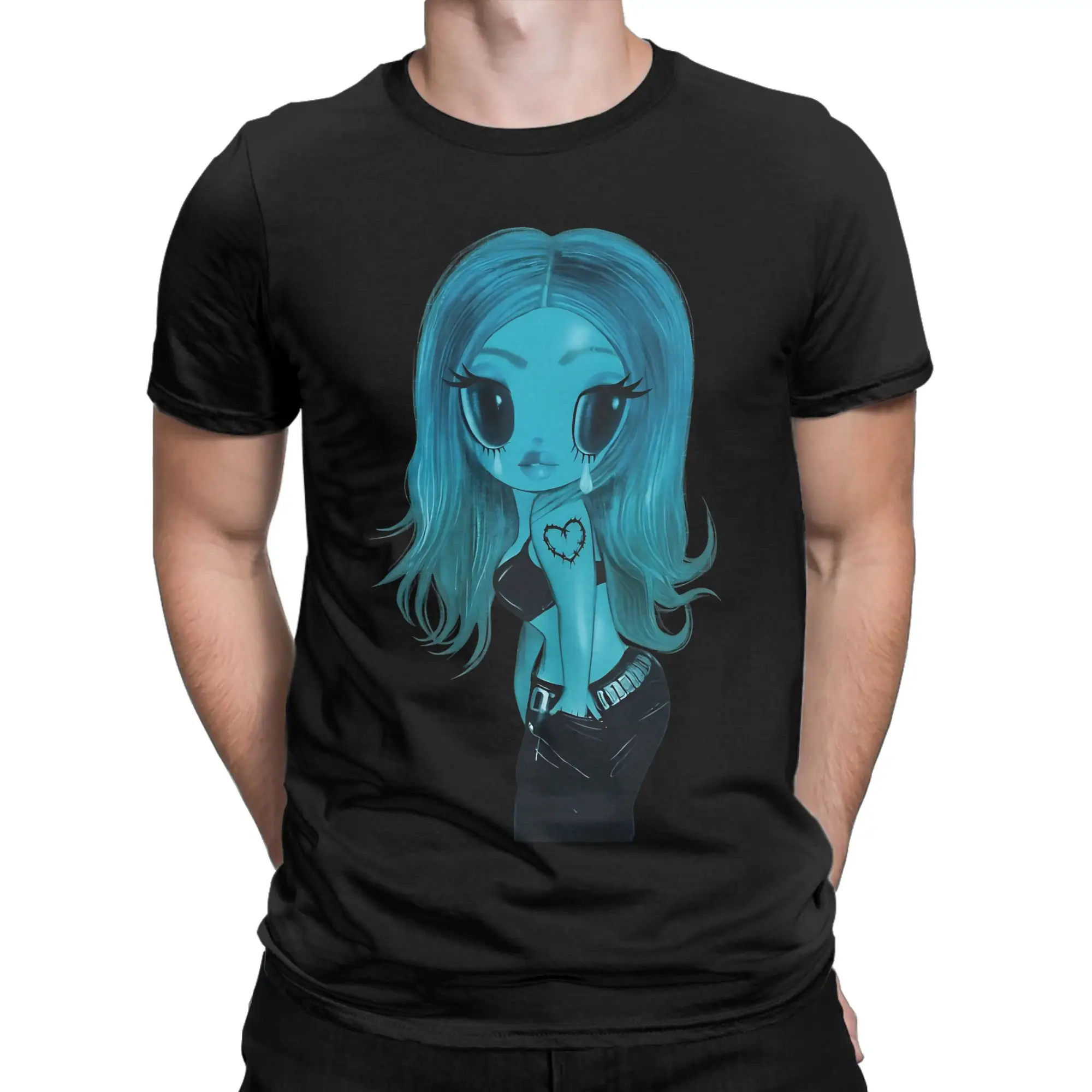 Novelty Karol G I Don't Regret Feeling So Much  T-Shirt for Men Pure Cotton T Shirt  Short Sleeve Tee Shirt Plus Size Clothing