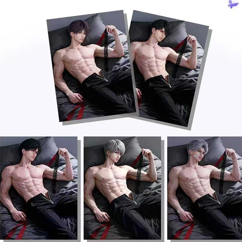 Love and Deepspace Collection Card Double Sided Crystal Acrylic Card A5 By Yaya Male God Series Hot Selling Collectors Gift