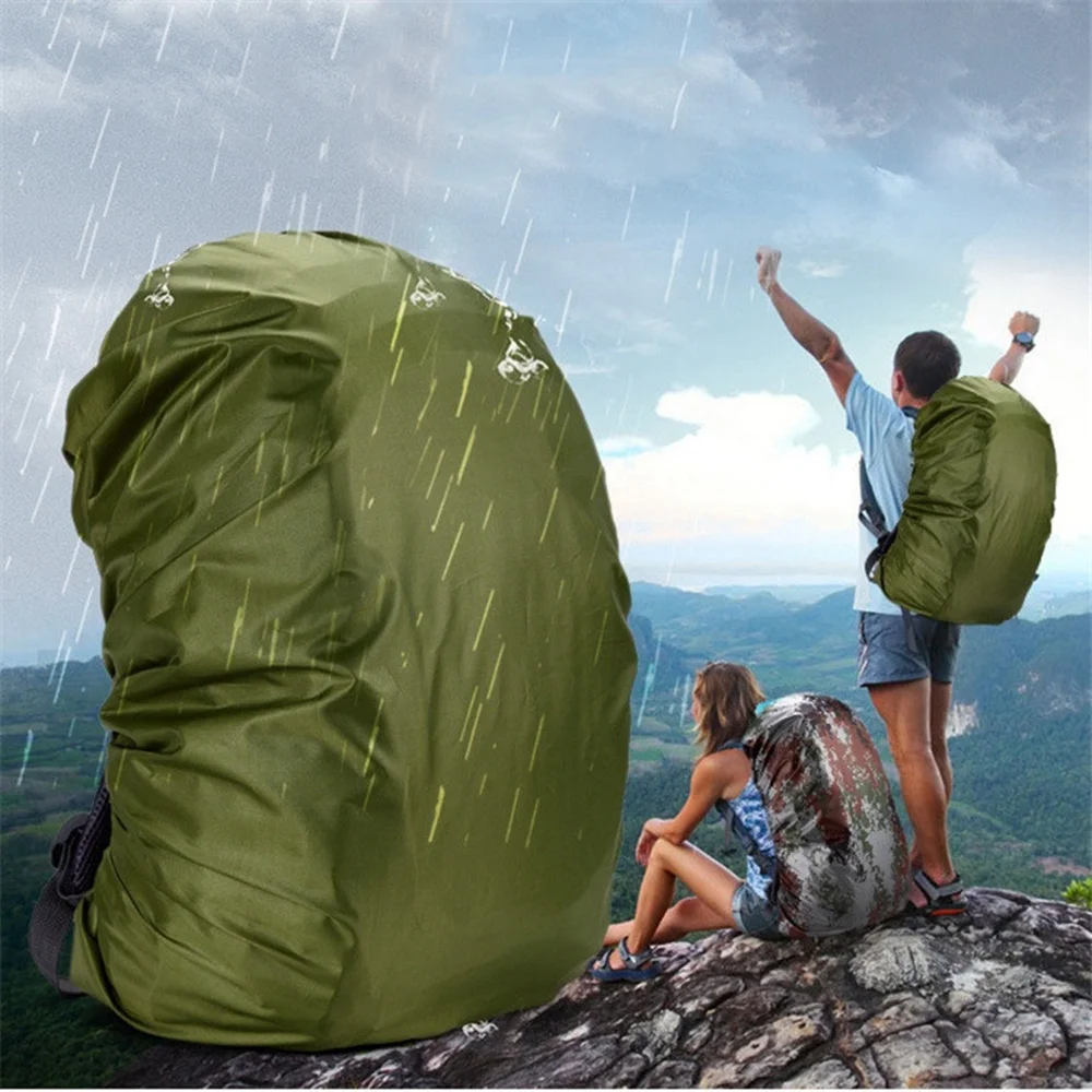 100L Backpack Rain Cover Waterproof Bag Dust Hiking Travel Camping Bags Portable Large,Army Green