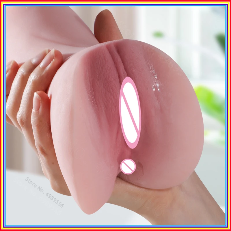 Real Soft Pocket Pussy Male Masturbation Ass Inflatable Dolls 2 hole For Adult Sex Products Toys for Men Realistic Vagina