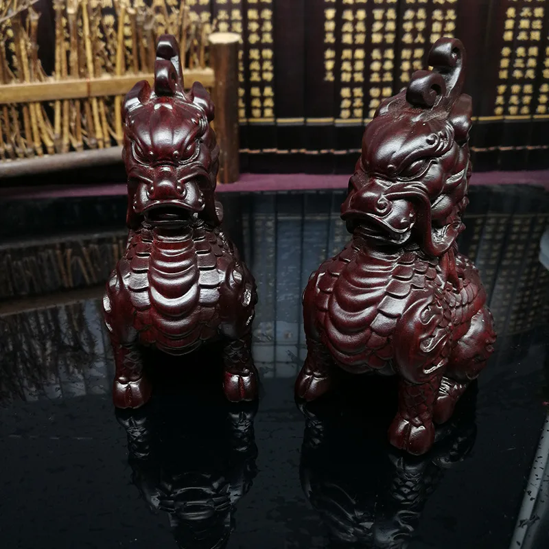 Blackwood Unicorn Decorations A Pair Of Fortune Kirin Lucky Fortune Send Sub Office Living Room Decorations