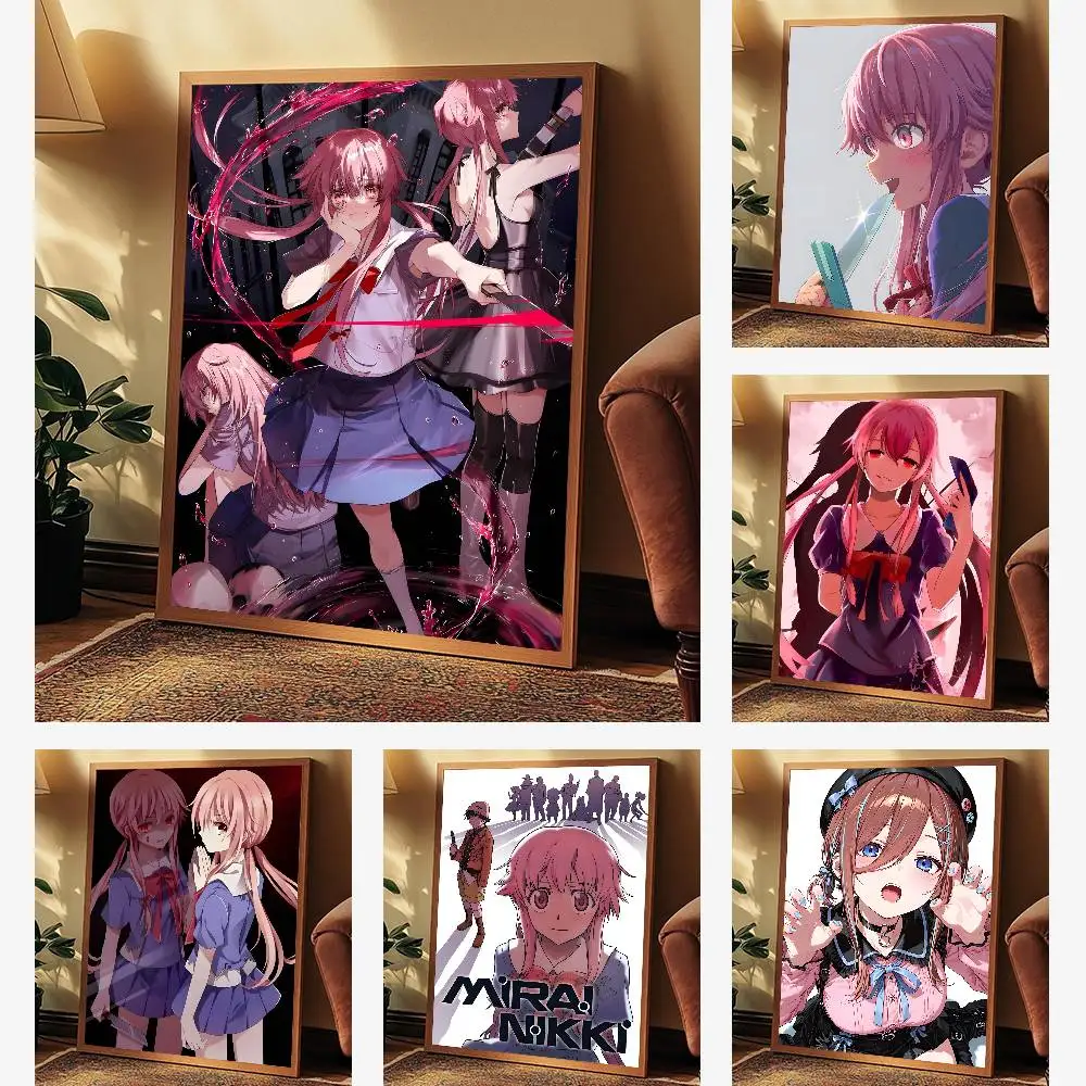 أنيمي الكرتون M-ميراي نيكي المشارك الفن مع المطبوعات غرفة نوم المنزل غرفة المعيشة الديكور هدية #3