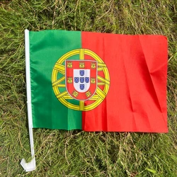 Portugal Flags 30x45cm 100% Polyester Portugal Portuguese Car Flags