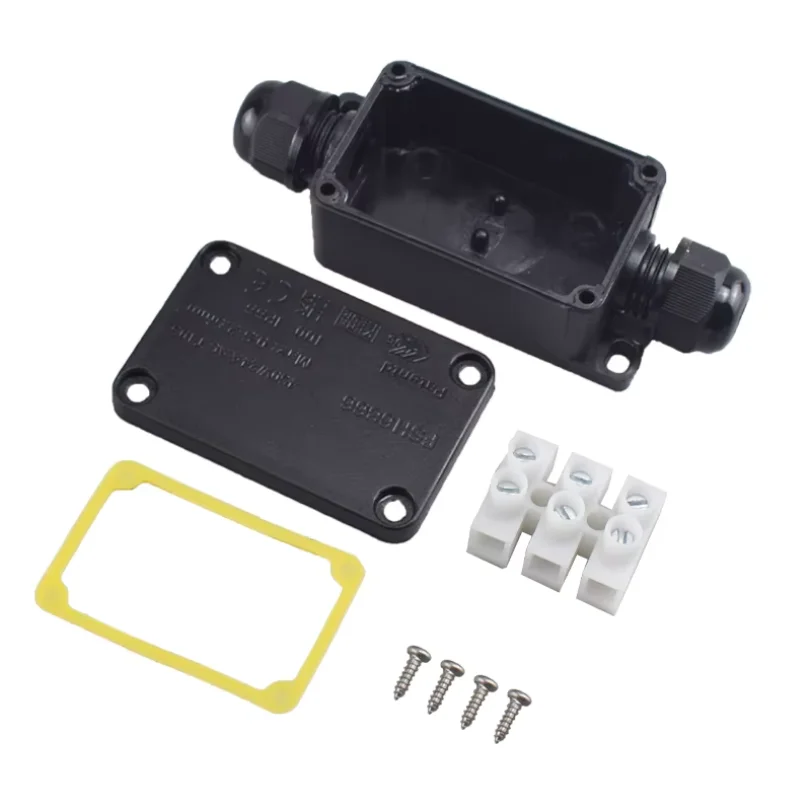 Waterproof Junction Box 2 Way 3 Way 3mm-6.5mm Cable Connector Sealed Retardant Electrical Outdoor Waterproof Box