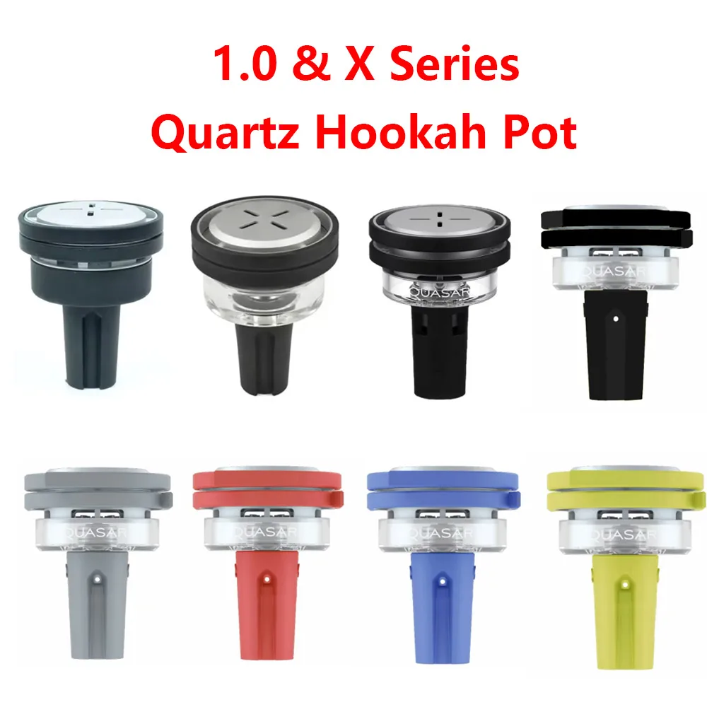 هدية صندوق الكوارتز الشيشة وعاء سبائك الألومنيوم الكربون التقسيم مجموعة 1.0 و X سلسلة Chicha Nargile الشيشة السلطانية النرجيلة الملحقات